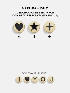 Custom Disc Pisa Bracelet - Black -Baublebar 55817 G Key