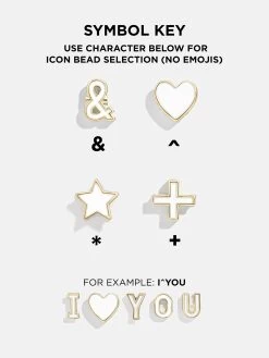 Custom Cutout Pisa Bracelet - White -Baublebar 56852 G 031121