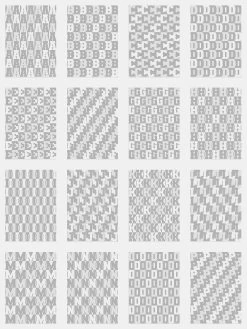 On Repeat Custom Blanket - Blue/White 13 On Repeat Custom Blanket - Blue/White -Baublebar 57385 Grid BW 1 5f7c6be7 0966 49ae 96b3 57edad476681