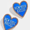 NY Knicks Studs - Blue 1 NY Knicks Studs - Blue -Baublebar 57515 g 01
