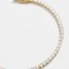 Bennett 18K Gold Tennis Bracelet - 18K Gold Plated Sterling Silver 2 Bennett 18K Gold Tennis Bracelet - 18K Gold Plated Sterling Silver -Baublebar 57518 G 02 v2