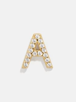 Single 18K Gold Initial Earring -Baublebar 57903 g a