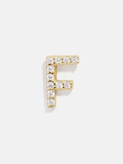 Single 18K Gold Initial Earring -Baublebar 57903 g f