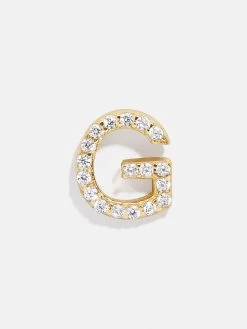 Single 18K Gold Initial Earring -Baublebar 57903 g g
