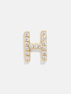 Single 18K Gold Initial Earring -Baublebar 57903 g h