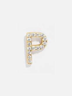 Single 18K Gold Initial Earring -Baublebar 57903 g p