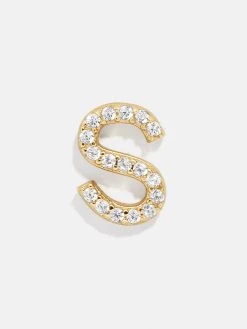 Single 18K Gold Initial Earring -Baublebar 57903 g s