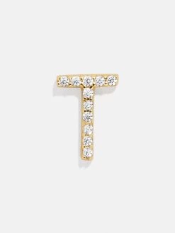 Single 18K Gold Initial Earring -Baublebar 57903 g t
