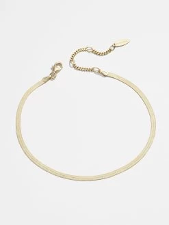 Gia 14K Gold Anklet - Gold -Baublebar 58051 G 01