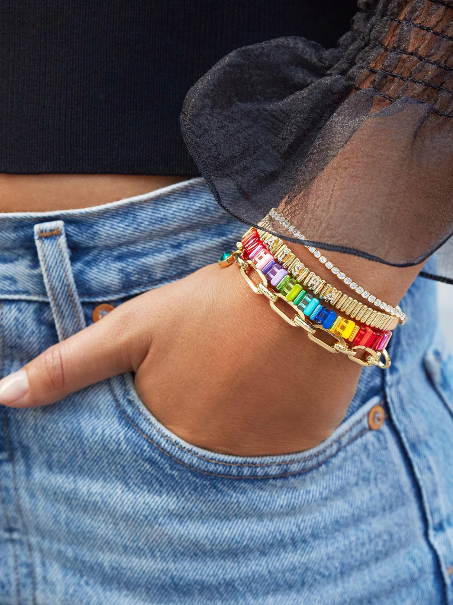 Rochelle Bracelet - Multi 4 Rochelle Bracelet - Multi - Image 2