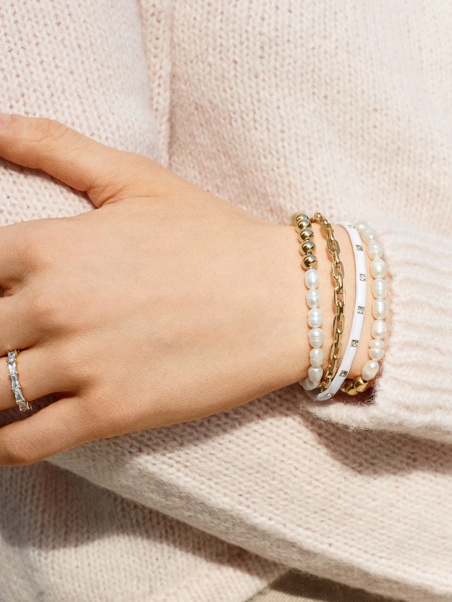 Perlita Pisa Bracelet - Pearl 4 Perlita Pisa Bracelet - Pearl - Image 2