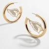 Arizona Cardinals NFL Logo Gold Hoops - Arizona Cardinals -Baublebar 58792 G 01
