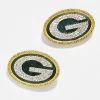 Green Bay Packers NFL Statement Stud Earrings - Green Bay Packers