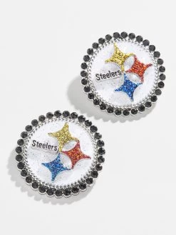 Pittsburgh Steelers NFL Statement Stud Earrings - Pittsburgh Steelers
