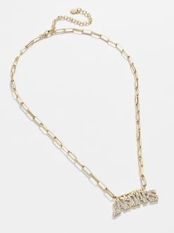 Jacksonville Jaguars NFL Gold Chain Necklace - Jacksonville Jaguars -Baublebar 58861 G 02