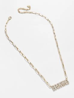 Cleveland Browns NFL Gold Chain Necklace - Cleveland Browns -Baublebar 58864 G 02