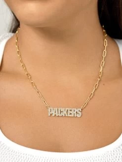 Green Bay Packers NFL Gold Chain Necklace - Green Bay Packers -Baublebar 58865 m