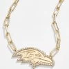 Baltimore Ravens NFL Gold Chain Necklace - Baltimore Ravens