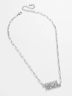 Carolina Panthers NFL Silver Chain Necklace -Baublebar 58890 G 02