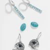Carolina Panthers NFL Earring Set - Carolina Panthers 2 Carolina Panthers NFL Earring Set - Carolina Panthers -Baublebar 58901 g 01