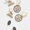 Pittsburgh Steelers NFL Earring Set - Pittsburgh Steelers -Baublebar 58925 g 01