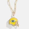 NFL Helmet Charm Necklace - Green Bay Packers -Baublebar 58935 G 01