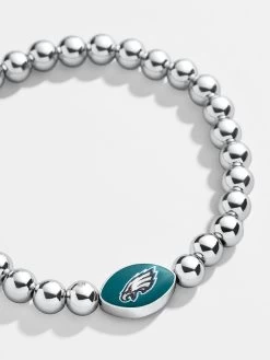 Philadelphia Eagles NFL Silver Pisa Bracelet - Philadelphia Eagles