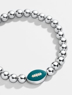 Philadelphia Eagles NFL Silver Pisa Bracelet - Philadelphia Eagles -Baublebar 58971 G 02