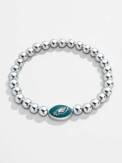 Philadelphia Eagles NFL Silver Pisa Bracelet - Philadelphia Eagles -Baublebar 58971 G 03