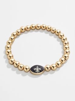New Orleans Saints NFL Gold Pisa Bracelet - New Orleans Saints -Baublebar 58980 G 03