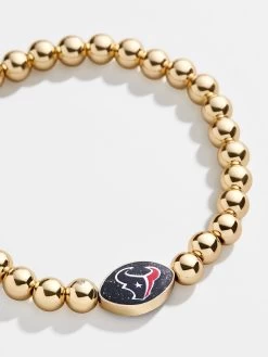Houston Texans NFL Gold Pisa Bracelet - Houston Texans