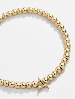 Initial Pisa Bracelet - Gold Twist