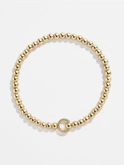 Initial Pisa Bracelet - Gold Twist 27 Initial Pisa Bracelet - Gold Twist -Baublebar 59436 g c