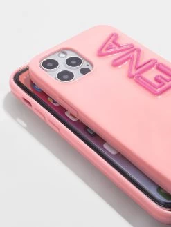 Fine Line Custom IPhone Case - Peach / Fuchsia -Baublebar 59481 G 02