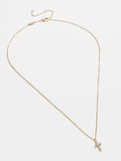Agape 18K Gold Necklace - Clear/Gold -Baublebar 59857 g 02