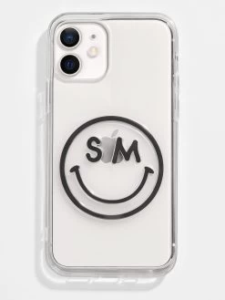 All Smiles Custom IPhone Case - Clear / Black