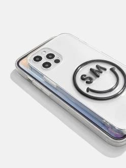 All Smiles Custom IPhone Case - Clear / Black -Baublebar 60281 G 02