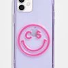All Smiles Custom IPhone Case - Purple / Fuchsia -Baublebar 60282 G 01