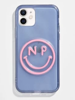 All Smiles Custom IPhone Case - Navy / Light Pink
