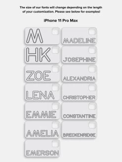 Fine Line Custom IPhone Case - Light Blue / Cobalt -Baublebar 60287 FineLine FontSize 11promax 3a215e04 7ddd 4e45 9b2c 9157f1e457b2