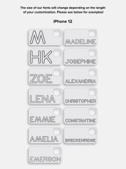 Fine Line Custom IPhone Case - Green/Light Green -Baublebar 60287 FineLine FontSize 12 dd380c37 ac7d 451d 9731 982100fe433b