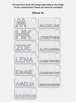 Fine Line Custom IPhone Case - Green/Light Green -Baublebar 60287 FineLine FontSize 14 059e2791 5765 4258 bbfc eb4b7eb80d25