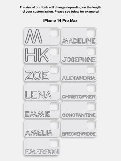 Fine Line Custom IPhone Case - Lavender/Purple -Baublebar 60287 FineLine FontSize 14promax 8a9b949c c394 4f6d a9a1 0855db7a7d31
