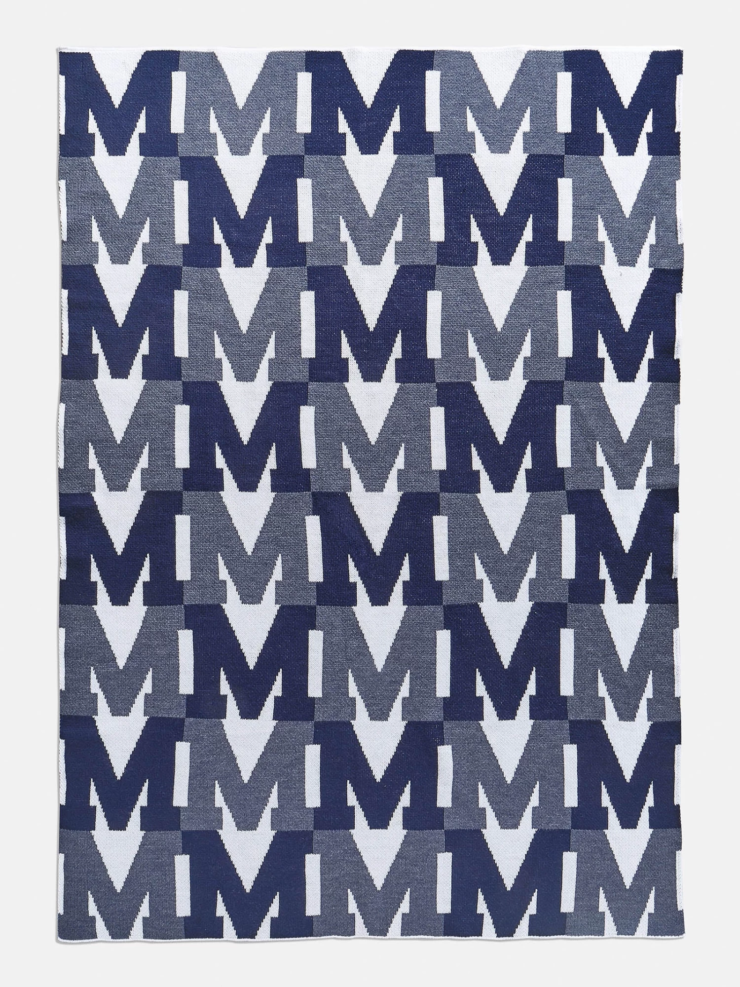 On Repeat Custom Blanket - Blue/White 3 On Repeat Custom Blanket - Blue/White