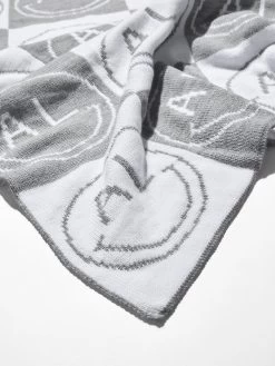 All Smiles Custom Blanket - Gray/White -Baublebar 60525 G 02