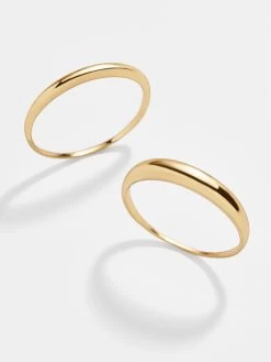 Mini Maro 18K Gold Ring Set - Gold -Baublebar 61335 G 01