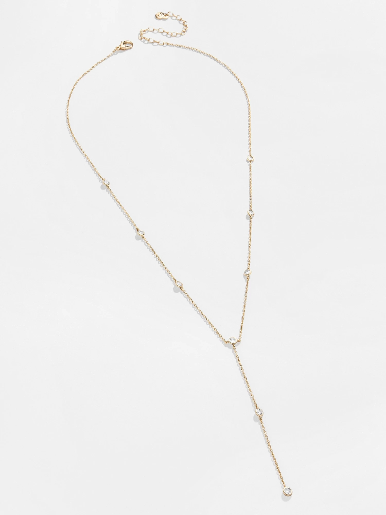 Maya Necklace - Clear/Gold 3 Maya Necklace - Clear/Gold