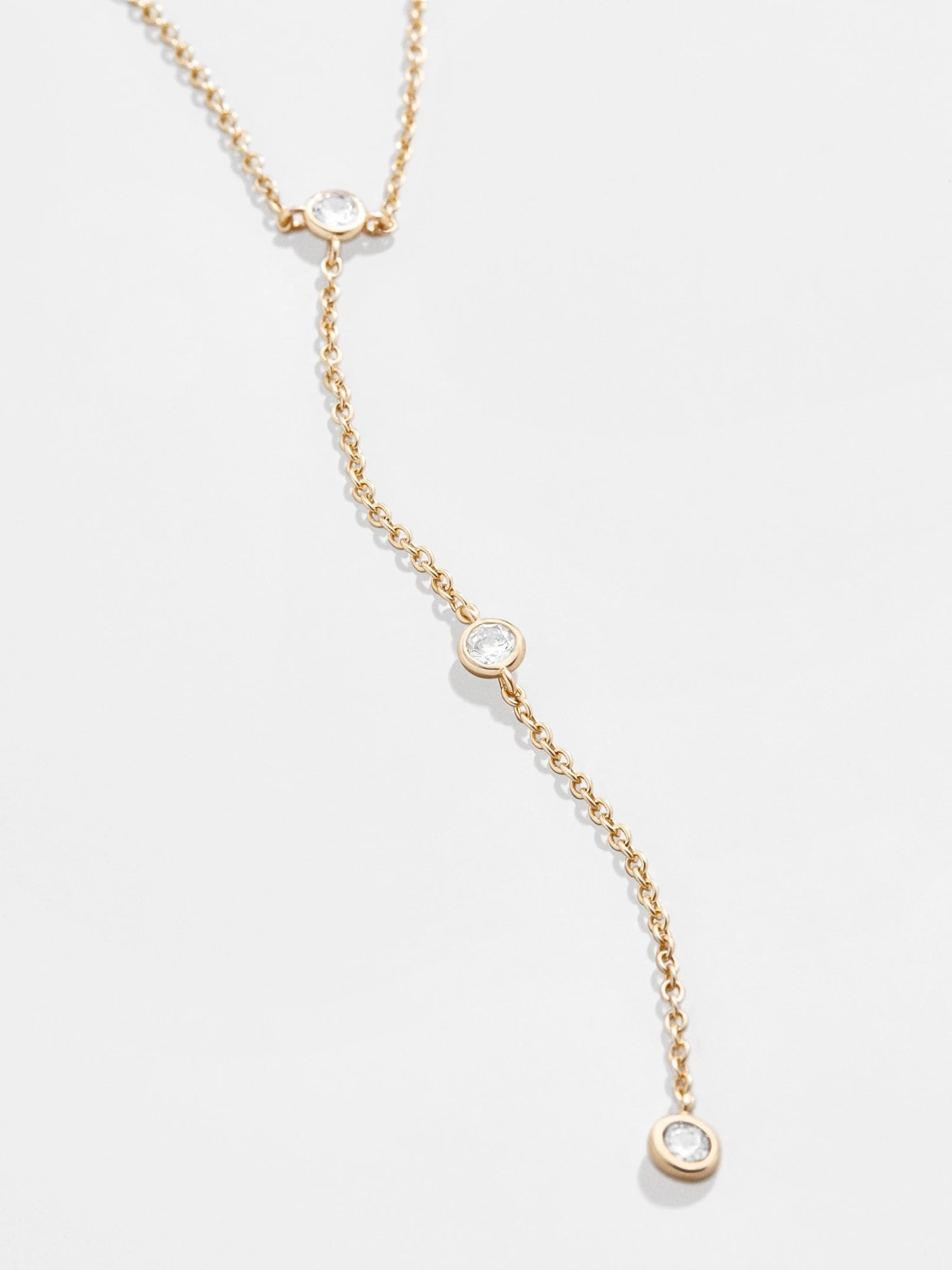 Maya Necklace - Clear/Gold 5 Maya Necklace - Clear/Gold - Image 3