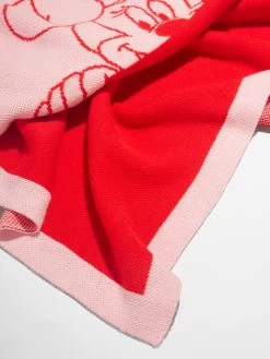 Mickey Mouse Disney Custom Blanket - Red/Pink -Baublebar 61451 G 02