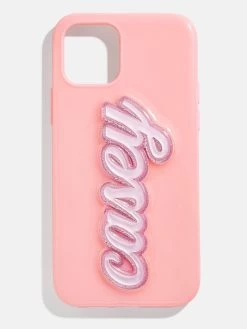 Peach, Please Custom IPhone Case - Pink